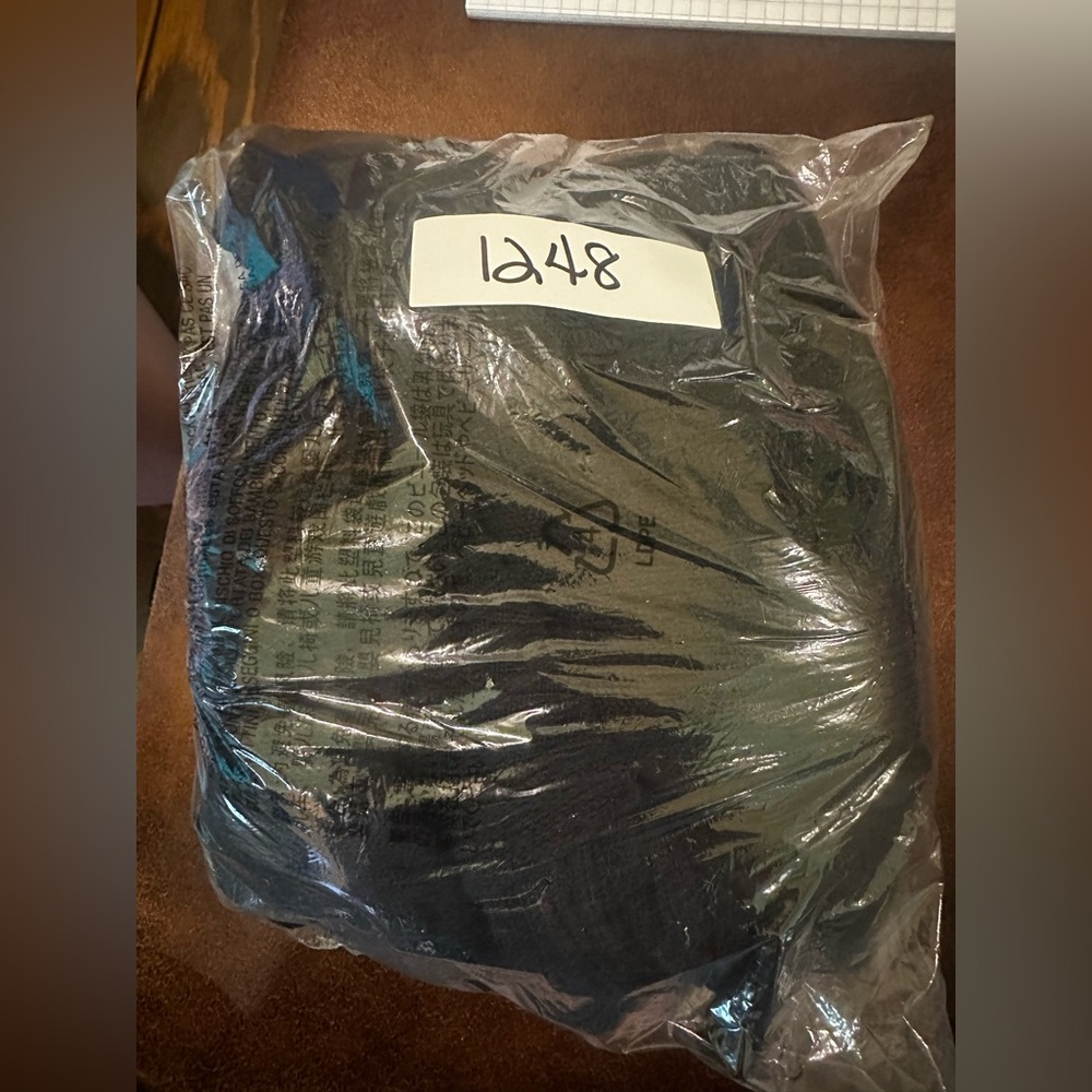 #1248‎ Old Navy Long Black Knit Sweater - Packaged- Never used. Sz Large